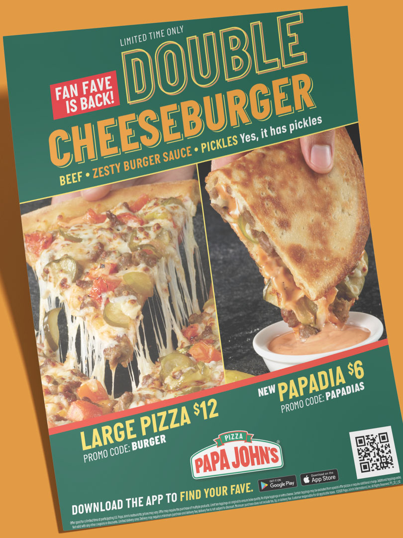 Double Cheeseburger Pizza